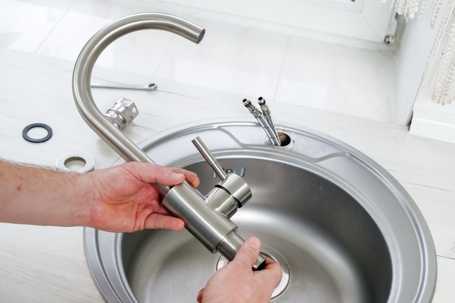 Installing a new faucet